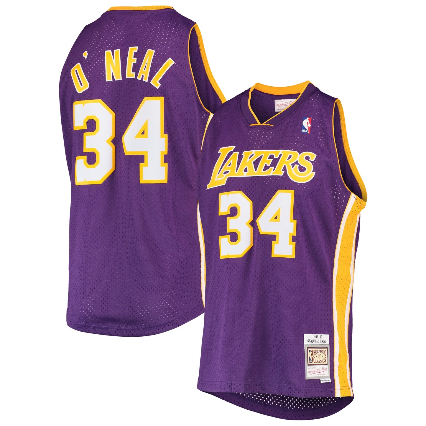 Camiseta Los Angeles Lakers - O'Neal - Mitchell and Ness Purple