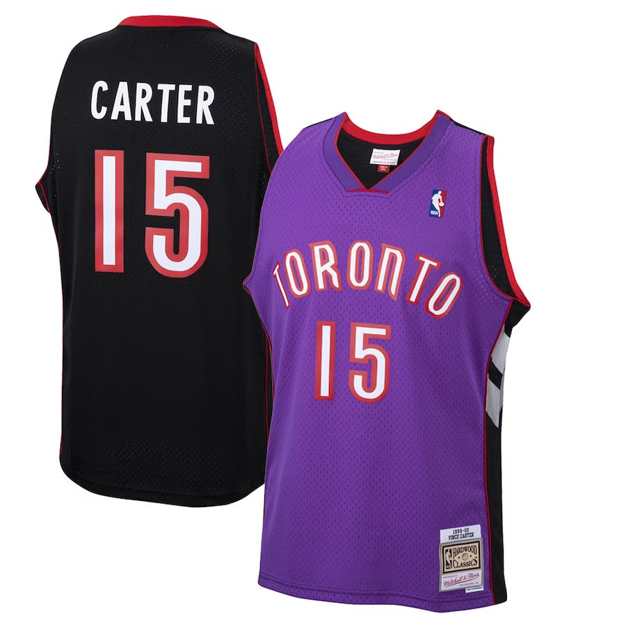 Camiseta Toronto Raptors Vince Carter - Mitchell & Ness - Purple