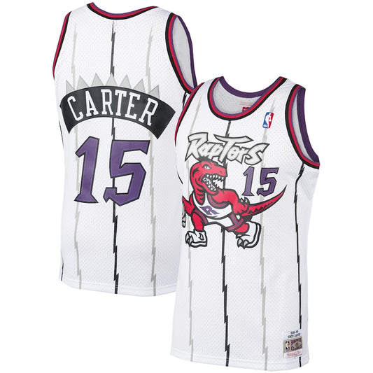 Camiseta Toronto Raptors Vince Carter - Mitchell & Ness - White