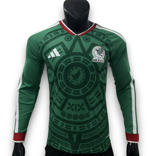 Camiseta México 2025-2026 Local Manga Larga - Version Pro Player