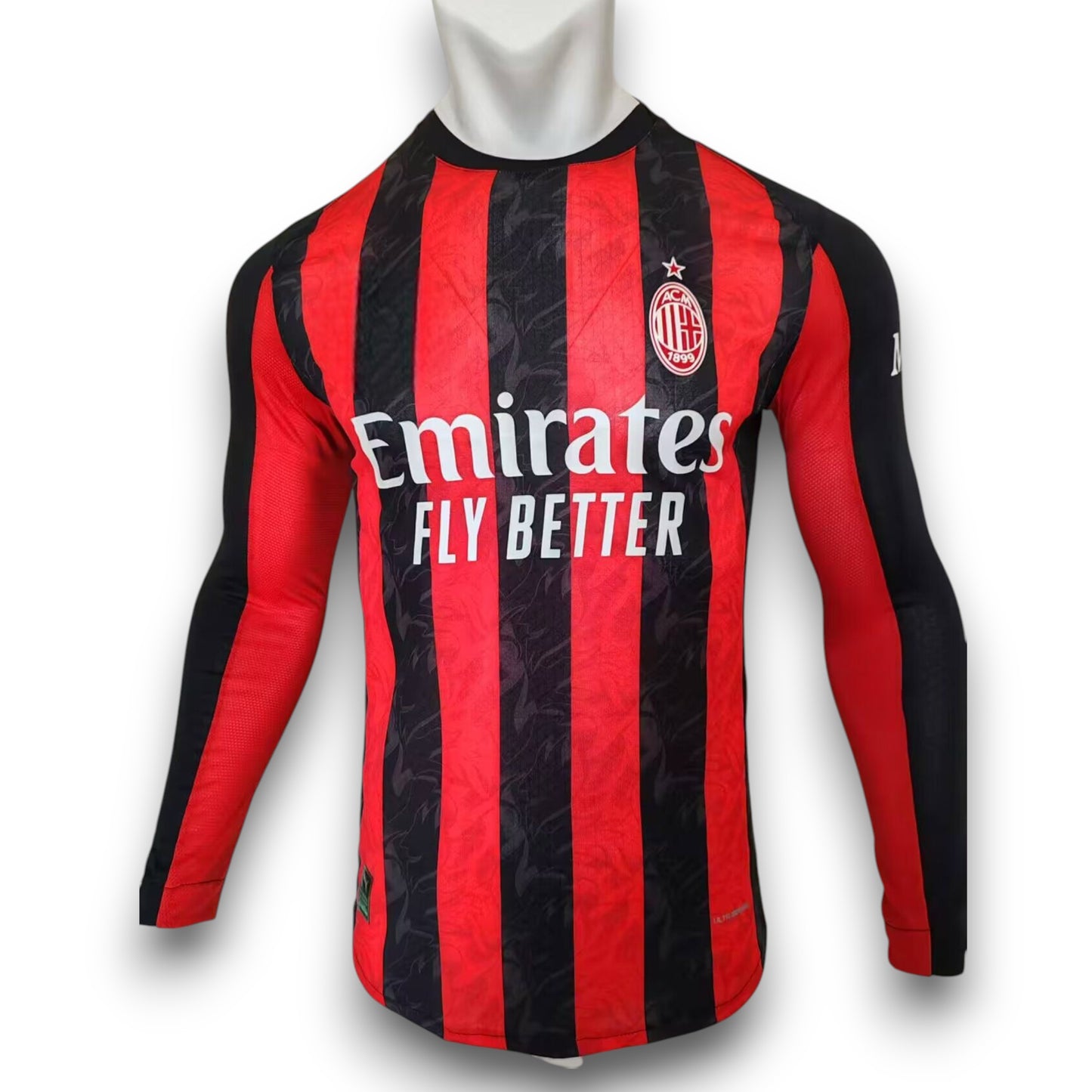 Camiseta Milan 2025-2026 Local Manga Larga - Version Pro Player