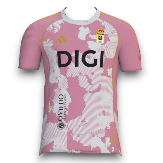 Camiseta Real Oviedo 2025-2026 Especial Rosa