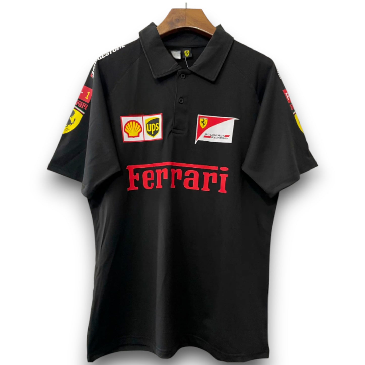 Polo equipo Ferrari 2025-2026 Black
