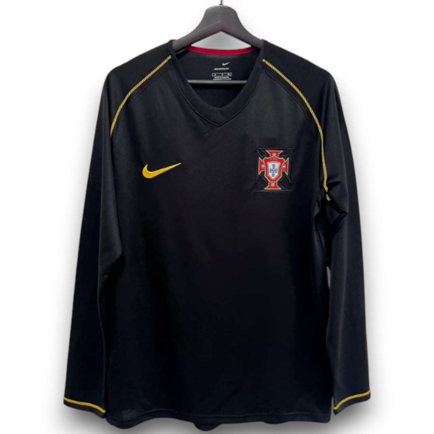 Camiseta Portugal 2006 Visitante Manga Larga