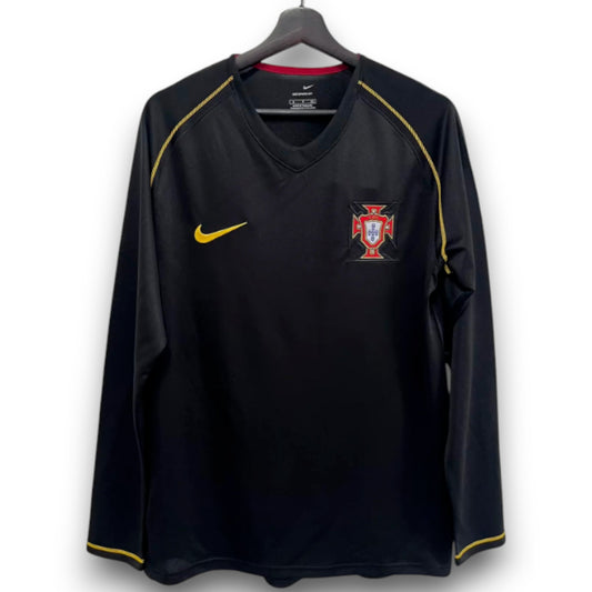 Camiseta Portugal 2006 Visitante Manga Larga