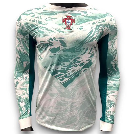 Camiseta Portugal 2026-2027 Visitante Manga Larga