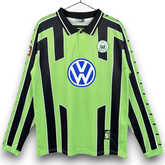 Camiseta Wolfsburg 1999-2000 Visitante Manga Larga