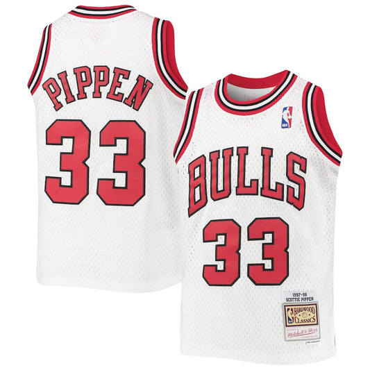 Camiseta Chicago Bulls Pippen - Mitchell & Ness- White