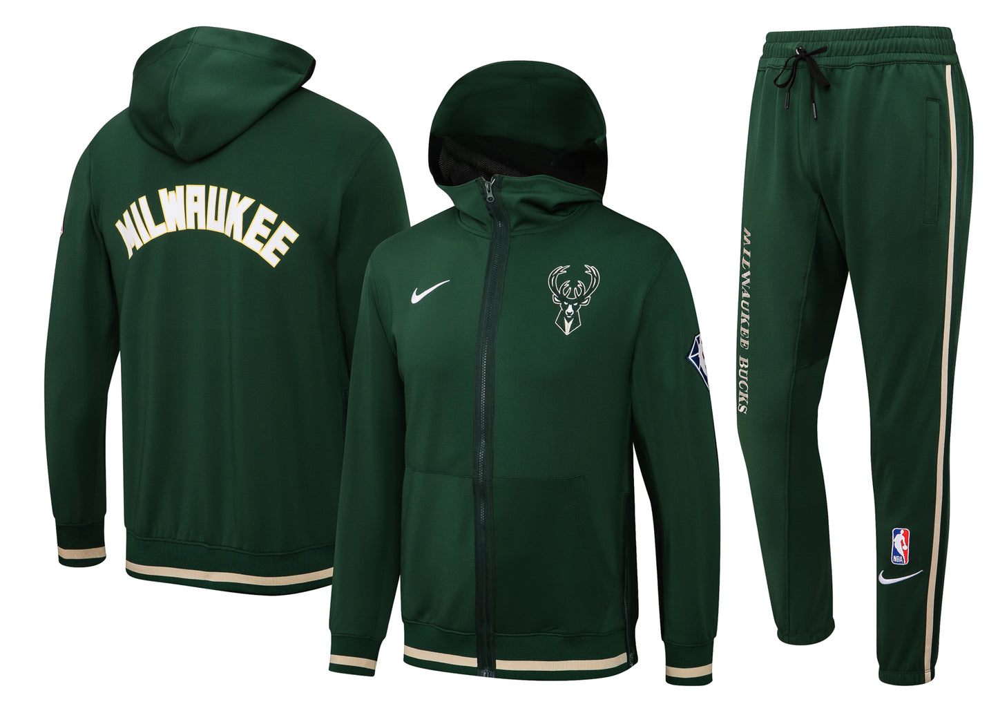 Chándal NBA Milwaukee Bucks 22/23 - Cremallera Completo