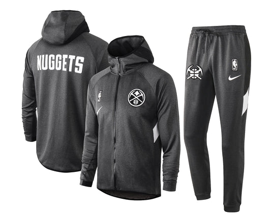 Chándal NBA Denver Nuggets 21/22 Black - Cremallera Completo