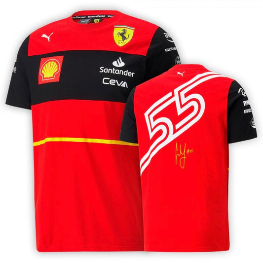Camiseta Ferrari #Carlos Sainz 55 2022