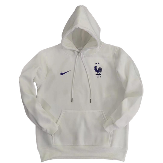 Sudadera Francia 22/23 Blanca Alt. - Sudadera Adulto