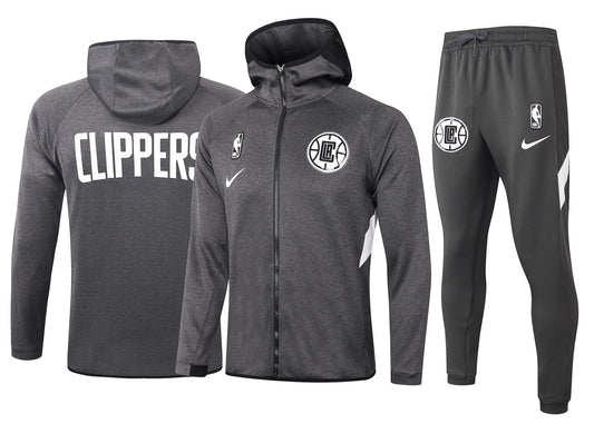 Chándal NBA Los Angeles Clippers 21/22 Black - Cremallera Completo