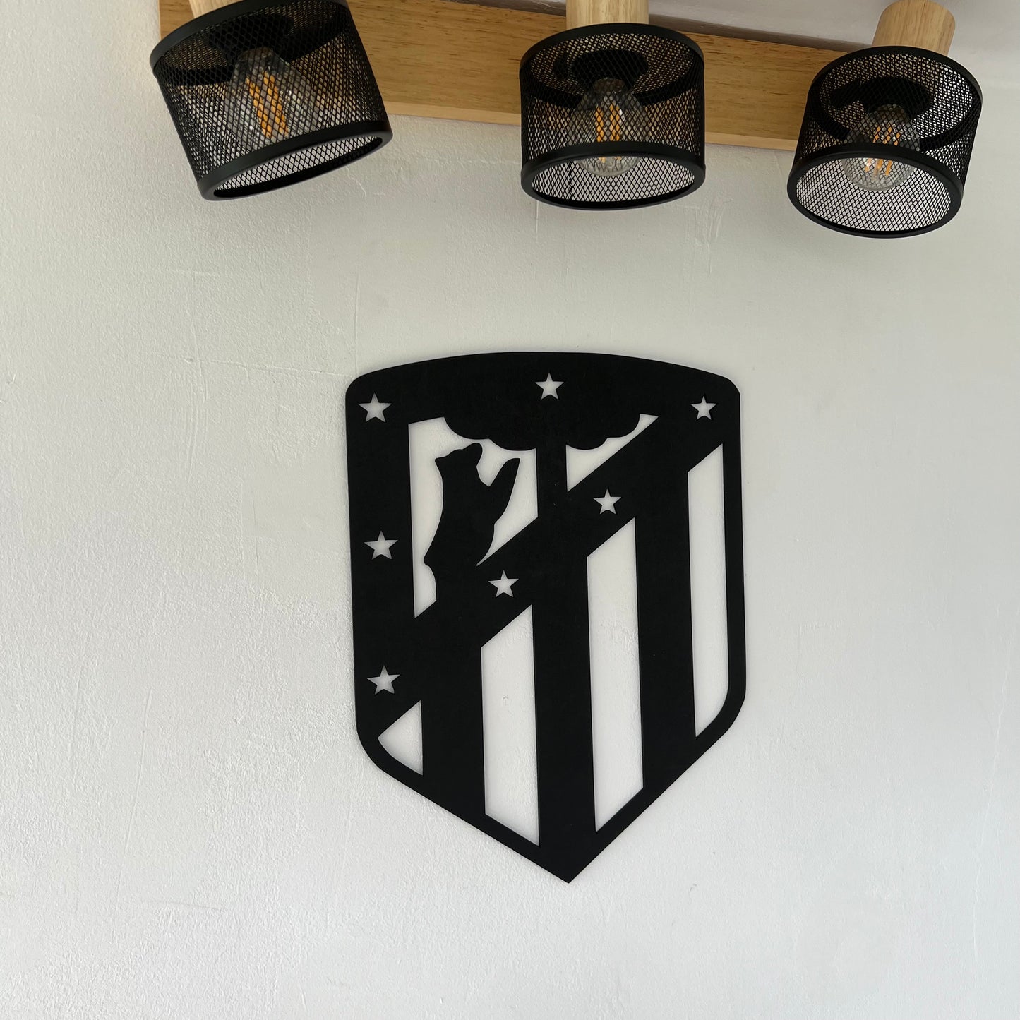 Escudo Atlético de Madrid Negro - Decoración