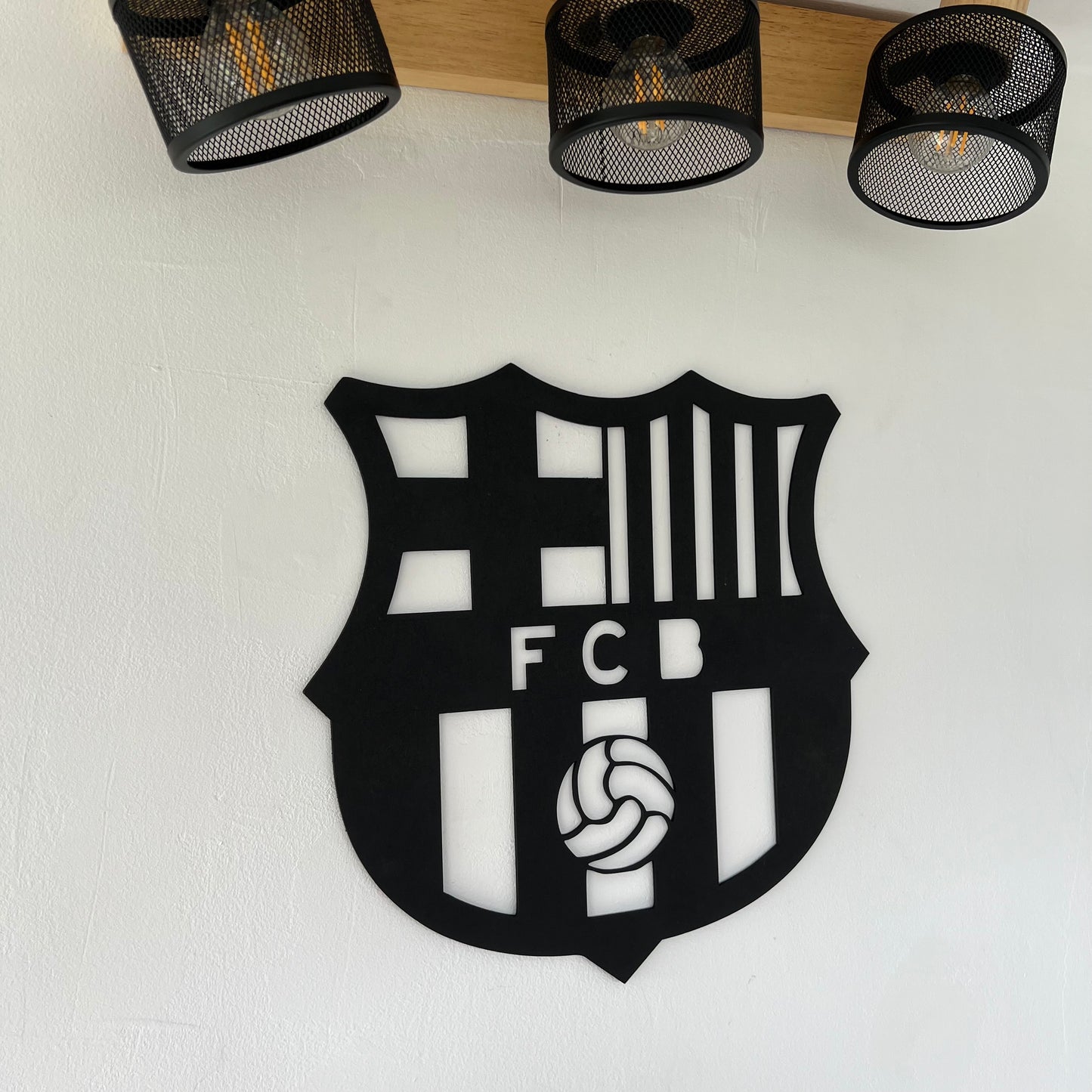 Escudo Barcelona Negro - Decoración