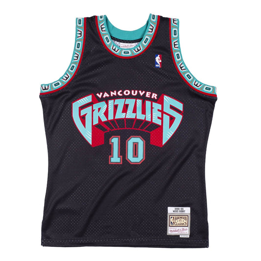 Camiseta Vancouver Grizzlies Mike Bibby 98-99 - Mitchell & Ness - Blue