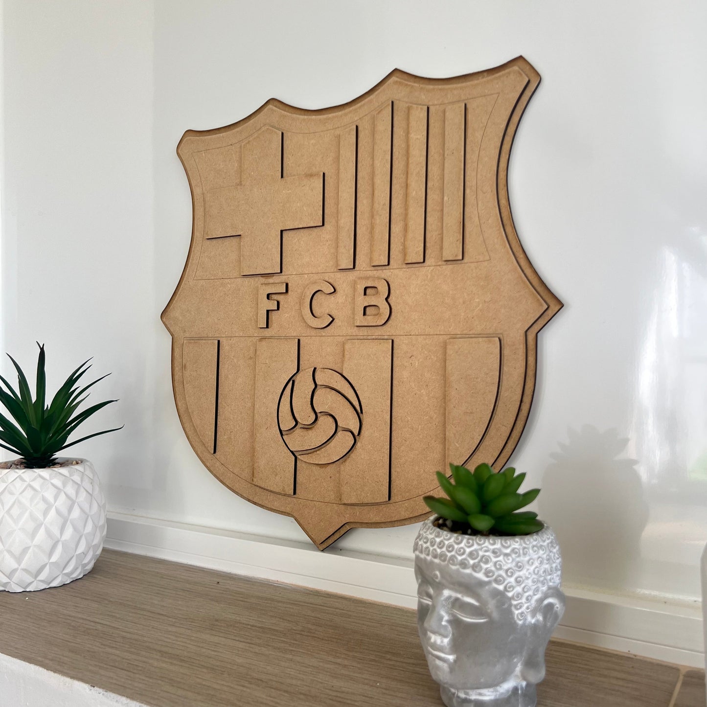 Escudo Barcelona 3D - Decoración